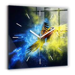 Seinakell Värviline Papagoi, 30x30 cm hind ja info | Kellad | kaup24.ee
