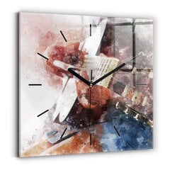 Seinakell Kitarri Visualiseerimine, 30x30 cm цена и информация | Часы | kaup24.ee