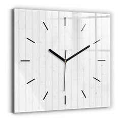 Seinakell Puidust Paneelide Muster, 30x30 cm цена и информация | Часы | kaup24.ee