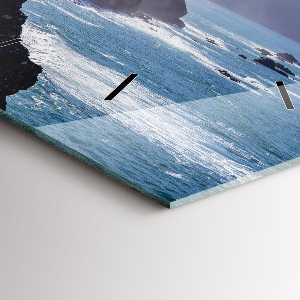 Seinakell Mäed Ookeani Ääres, 30x30 cm hind ja info | Kellad | kaup24.ee