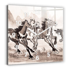 Настенные часы "Лошади" цена и информация | Часы | kaup24.ee
