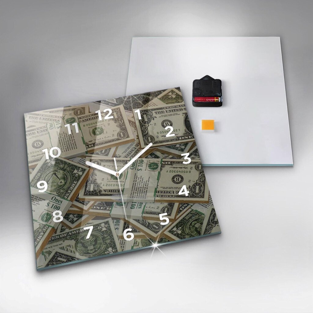 Seinakell 1 Dollar, 30x30 cm цена и информация | Kellad | kaup24.ee
