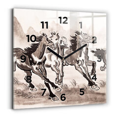 Настенные часы "Лошади" цена и информация | Часы | kaup24.ee