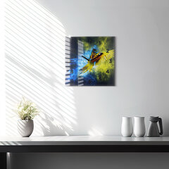 Seinakell Värviline Papagoi, 30x30 cm hind ja info | Kellad | kaup24.ee