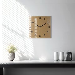 Seinakell Beež, 30x30 cm цена и информация | Часы | kaup24.ee