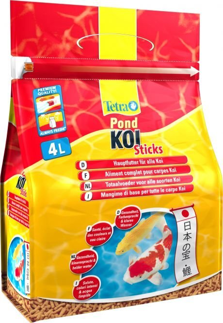 Kalatoit Tetra Pond Koi Sticks, 4 L цена и информация | Toit kaladele | kaup24.ee