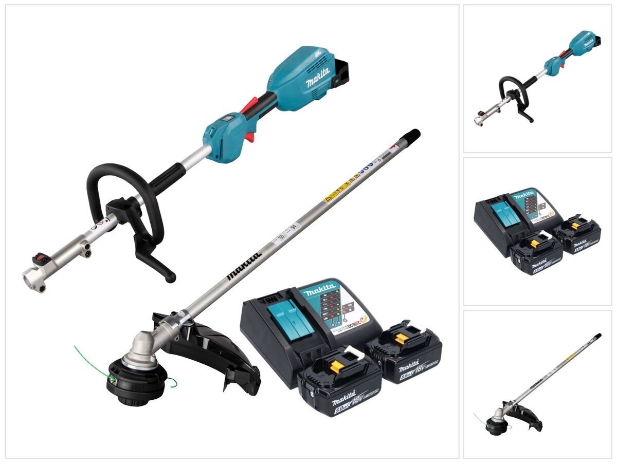 Akutrimmer-lõikur Makita Dux 18 RT2X1 18 V + 2x akut 5,0 Ah + laadija цена и информация | Murutrimmerid | kaup24.ee