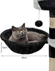 Переноска для кошек Lionto, 40 см, черная цена и информация | Когтеточки | kaup24.ee