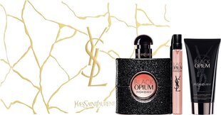 Косметический набор Yves Saint Laurent Black Opium: парфюм EDP, 50 мл + парфюм EDP, 10 мл + лосьон для тела, 50 мл цена и информация | Кремы, лосьоны для тела | kaup24.ee