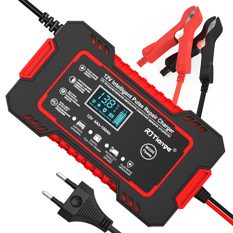 Universaalne mootorrataste ja autode akulaadija 12V 6A hind ja info | Auto akulaadijad | kaup24.ee