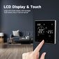 WiFi nutikas termostaat LCD-ekraani ja puutetundliku ekraaniga gaasikatlale цена и информация | Taimerid, termostaadid | kaup24.ee