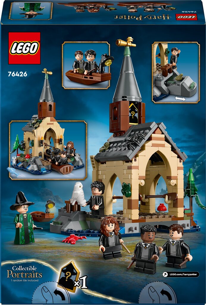 76426 LEGO® Harry Potter Sigatüüka lossi paadimaja цена и информация | Klotsid ja konstruktorid | kaup24.ee