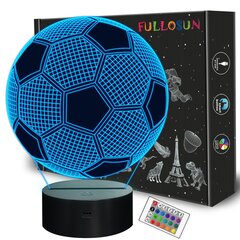 3D LED lamp jalgpall hind ja info | Peokaunistused | kaup24.ee