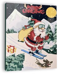 Maalimine numbrite järgi Winder Arts "Santa Claus", 40x50cm цена и информация | Живопись по номерам | kaup24.ee