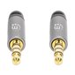 Manhattan AUX Audio Stereo Mini Jack 3.5mm TRRS 2m hind ja info | Mobiiltelefonide kaablid | kaup24.ee