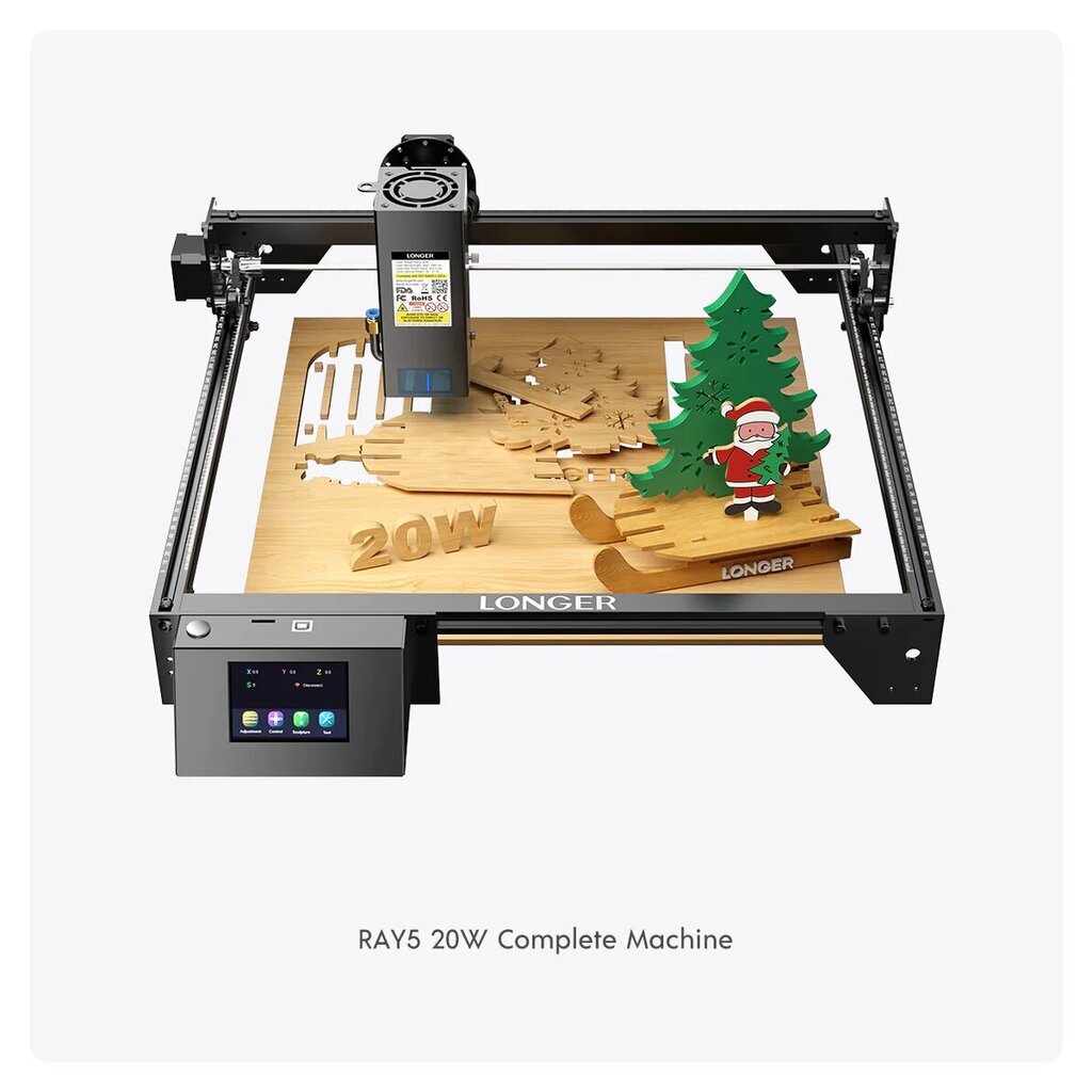 Lasergraveerimis-/lõikamismasin Longer RAY5 20W hind ja info | Elektrilised saed, mootorsaed ja tarvikud | kaup24.ee