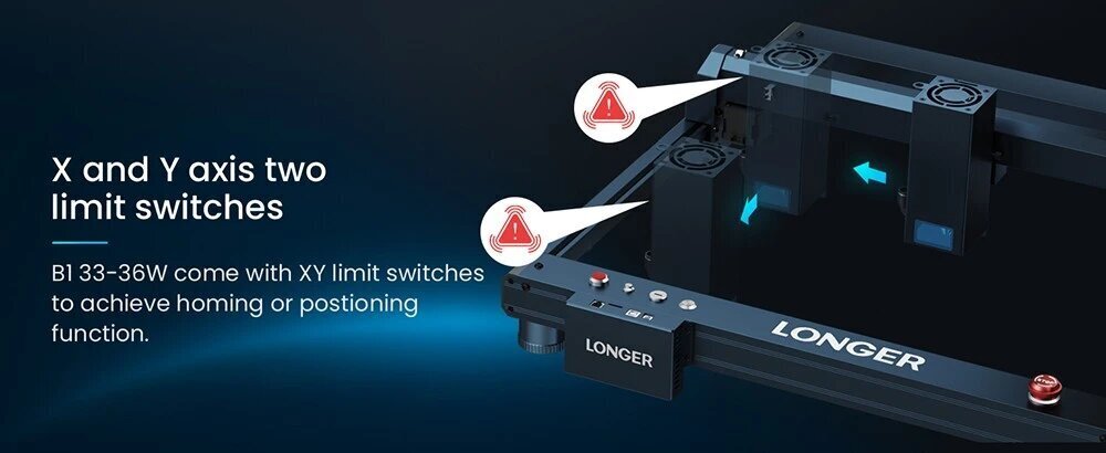 Lasergraveerimis-/lõikamismasin Longer Laser B1 30W цена и информация | Elektrilised saed, mootorsaed ja tarvikud | kaup24.ee