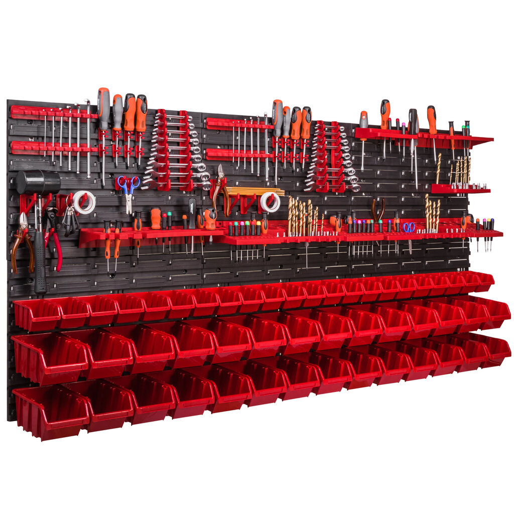 Tööriistasein erinevate riiulitega ITB-MIX53 172,8x78 cm цена и информация | Tööriistakastid, tööriistahoidjad | kaup24.ee