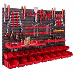 Tööriistasein erinevate riiulitega ITB-MIX60 115 x 78 cm hind ja info | Tööriistakastid, tööriistahoidjad | kaup24.ee