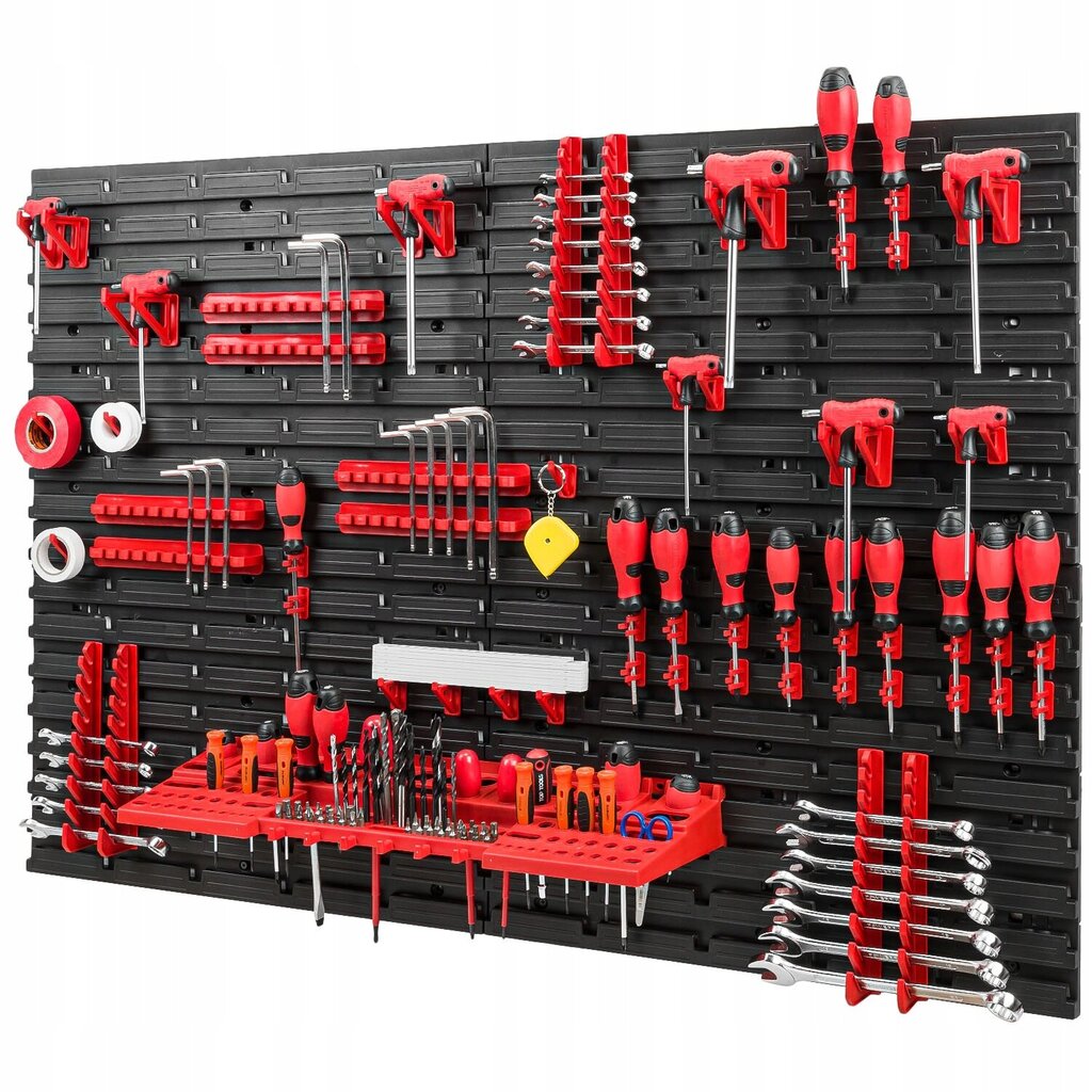 Tööriistasein erinevate riiulitega PAfen 1152 x 780 mm цена и информация | Tööriistakastid, tööriistahoidjad | kaup24.ee