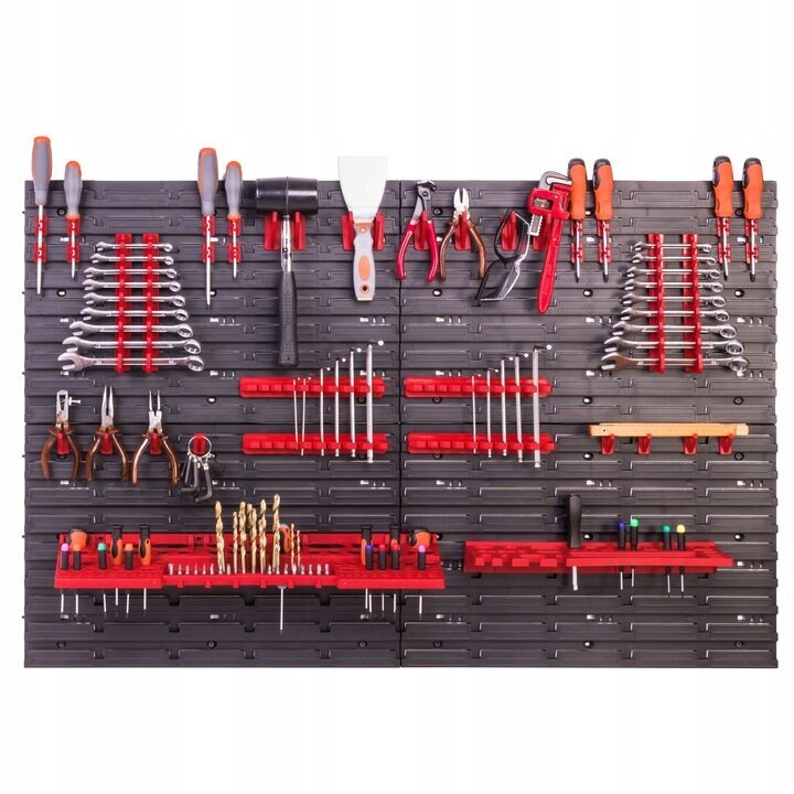 Tööriistasein erinevate riiulitega Fluxar 016 115x78cm цена и информация | Tööriistakastid, tööriistahoidjad | kaup24.ee