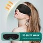 3D unisex magamismask, must hind ja info | Öösärgid, pidžaamad | kaup24.ee