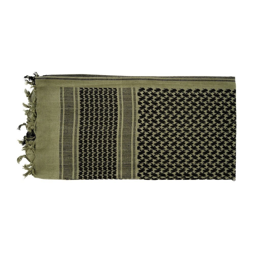 Sõjaväe sall Shemagh Keffiyeh Foliage Green 110x110cm, roheline/must hind ja info | Meeste sallid, mütsid ja kindad | kaup24.ee