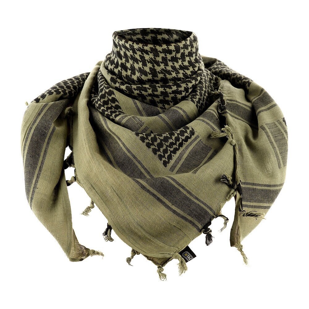 Sõjaväe sall Shemagh Keffiyeh Foliage Green 110x110cm, roheline/must hind ja info | Meeste sallid, mütsid ja kindad | kaup24.ee