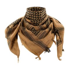 salli sõjaväe salli Shemagh Keffiyeh 110x110cm pruun/must цена и информация | M-Tac Одежда, обувь и аксессуары | kaup24.ee