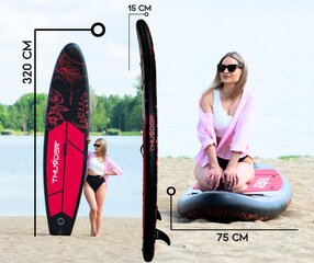 Täispuhutav sõudepaat Thunder Moth 320 цена и информация | SUP доски, водные лыжи, водные аттракционы | kaup24.ee