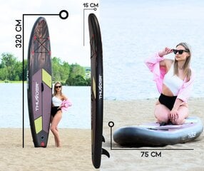 Täispuhutav sõudepaat Thunder Wood 320 цена и информация | SUP доски, водные лыжи, водные аттракционы | kaup24.ee