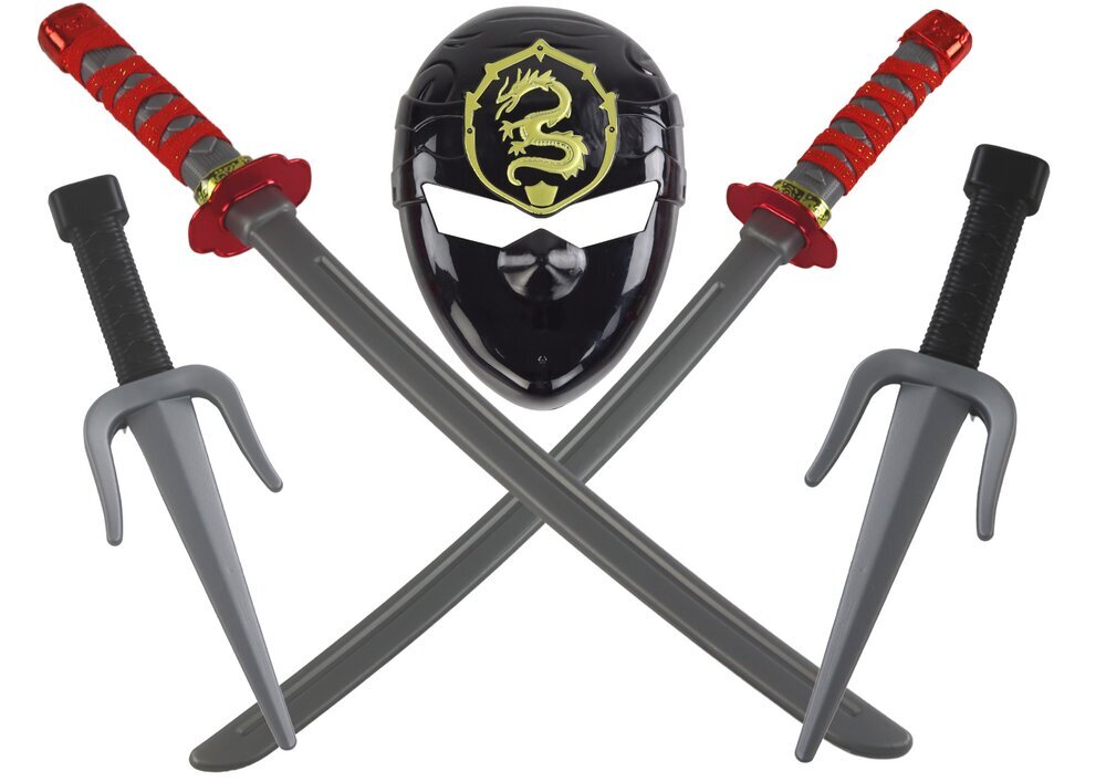 Ninja mõõgakomplekt koos maskiga hind ja info | Poiste mänguasjad | kaup24.ee