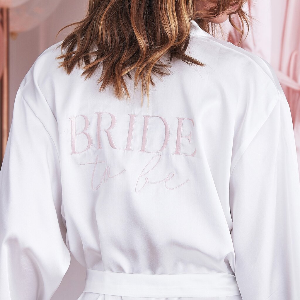Pruudi hommikumantel, "bride to be" hind ja info | Naiste hommikumantlid | kaup24.ee