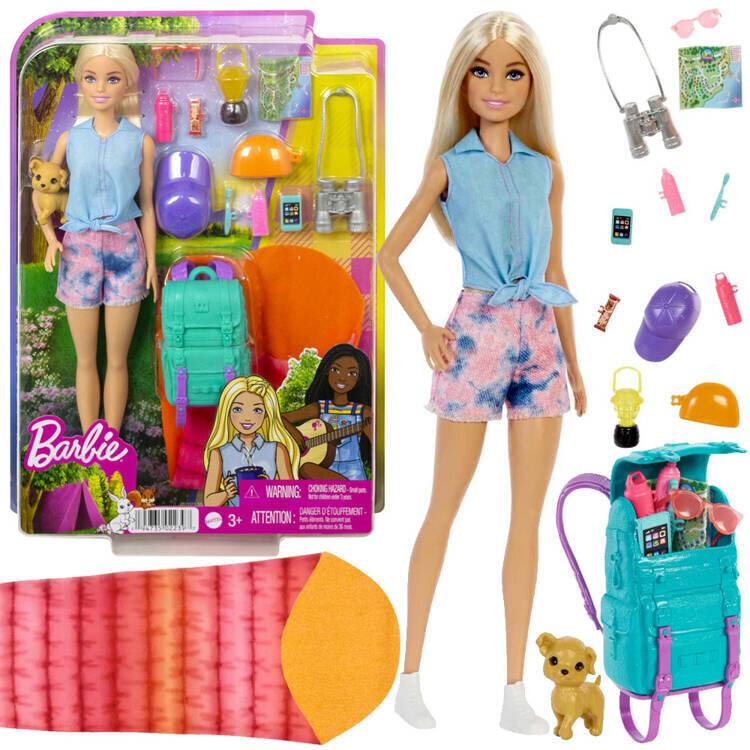 Barbie Malibu nukk koos reisijate tarvikutega цена и информация | Tüdrukute mänguasjad | kaup24.ee