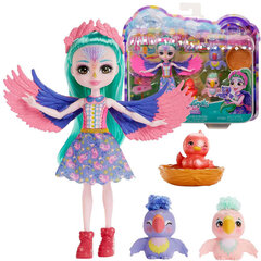 Кукла Enchantimals Filia Finch с семьей попугаев цена и информация | Игрушки для девочек | kaup24.ee