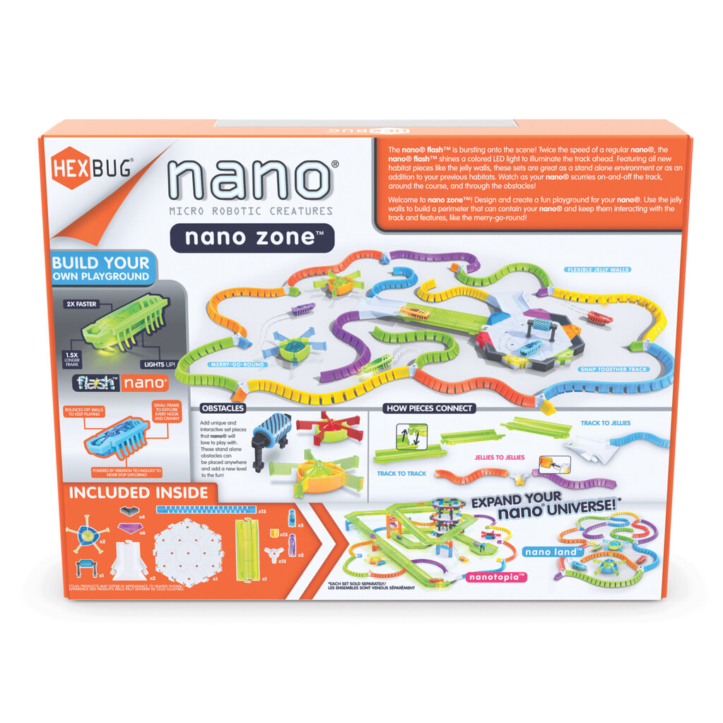 Raja komplekt Hexbug Nano Zone hind ja info | Arendavad mänguasjad | kaup24.ee