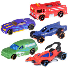 Hot Wheels autokomplekt 5 tk. hind ja info | Poiste mänguasjad | kaup24.ee