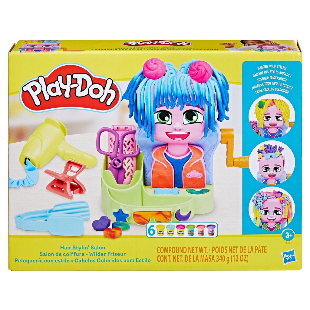 PLAY-DOH Playset Hair Stylin Salon цена и информация | Arendavad mänguasjad | kaup24.ee