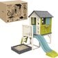 Laste aiamaja koos liumäe ja liivakastiga Smoby hind ja info | Mänguväljakud, mängumajad | kaup24.ee