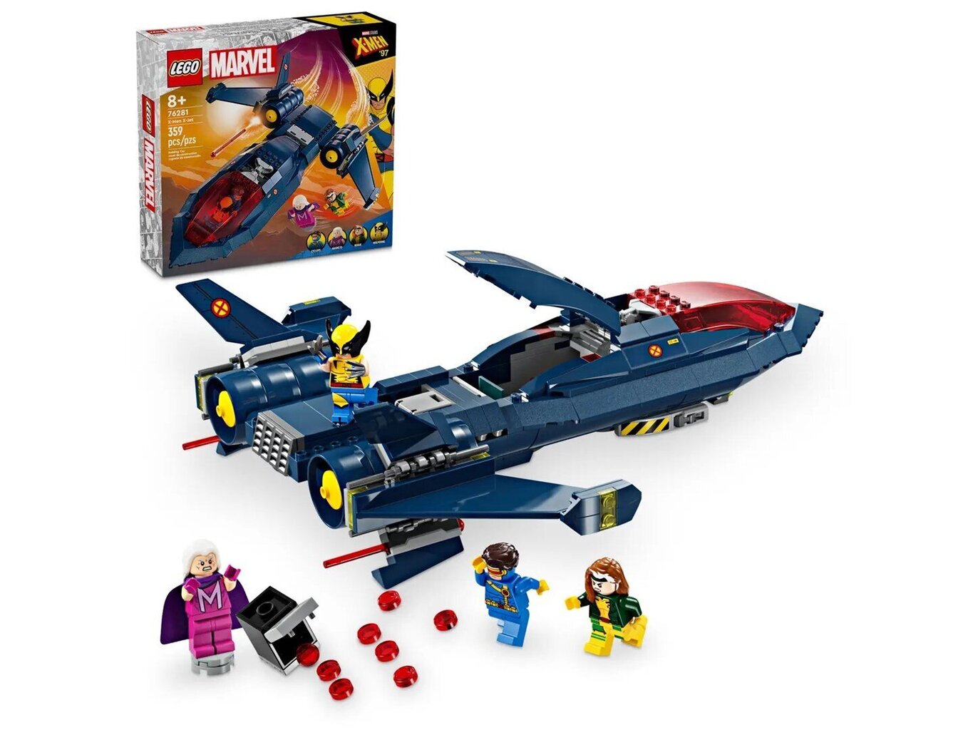 76281 LEGO®Bricks Super Heroes X-Men X-Jet цена и информация | Klotsid ja konstruktorid | kaup24.ee