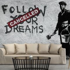 Fototapeet - Dreams Cancelled (Banksy) hind ja info | Fototapeedid | kaup24.ee