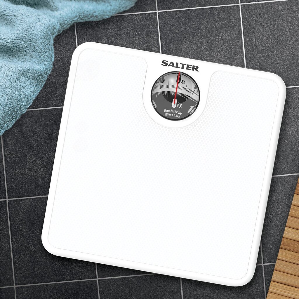 Salter 489 WHDRFEU16 Large Dial Mechanical Bathroom Scale hind ja info | Kaalud | kaup24.ee