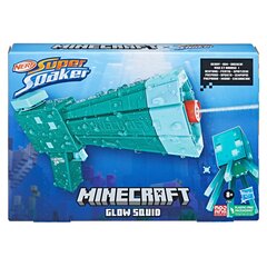 Veepüstol Nerf Super Soaker Minecraft Glow Squid hind ja info | Mänguasjad (vesi, rand ja liiv) | kaup24.ee