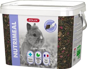 Корм для молодняка кроликов Zolux Nutrimeal 3, 6 кг цена и информация | Корм для грызунов | kaup24.ee