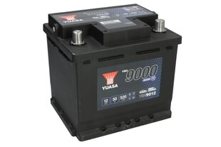 Aku Yuasa YBX9012 AGM Start Stop, 50Ah 12V 520A hind ja info | Akud | kaup24.ee