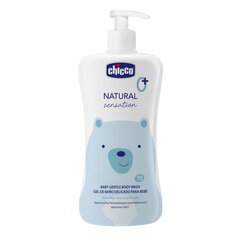 Гель деткий Chicco Деликатный Natural Sensation 0м+, 500 мл цена и информация | Косметика для мам и детей | kaup24.ee