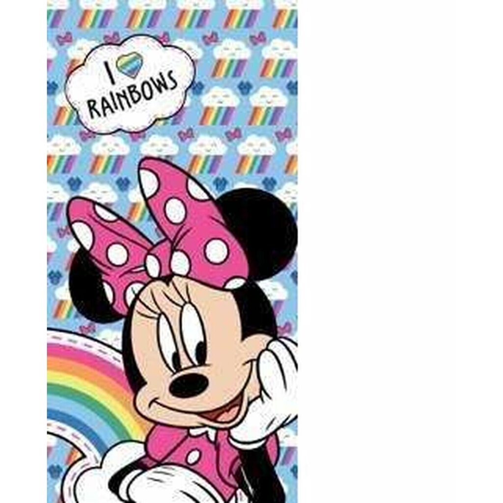 Rätik Minnie Mouse, 70 x 140 cm hind ja info | Rätikud, saunalinad | kaup24.ee