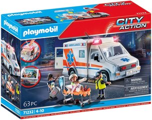 Playmobil ambulans karetka 71232 цена и информация | Конструкторы и кубики | kaup24.ee