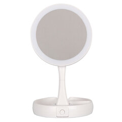 Складное светодиодное зеркало Cenocco CC-9050, белый цена и информация | Косметички, косметические зеркала | kaup24.ee