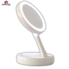 Kokkupandav LED-peegel, Cenocco CC-9050 цена и информация | Косметички, косметические зеркала | kaup24.ee